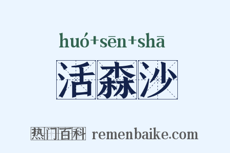 活森沙是什么意思的图片